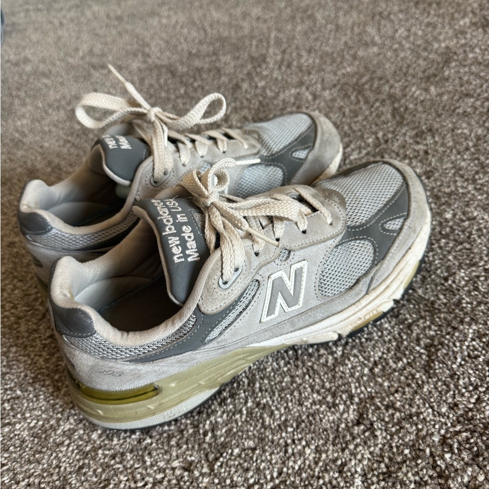 New Balance Light Gray Shoes